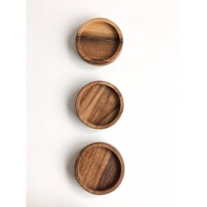 Sous-verre en bois de teck massif pour meubles de restaurant et de salon fabriqués à la main à Jepara en Indonésie-Design by USA Clients - Product Image 2