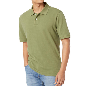 Vente chaude polos en coton à manches courtes à séchage rapide pour hommes avec impression par transfert de chaleur Logo de marque personnalisé pour hommes pour T-shirt polo - Product Image 2