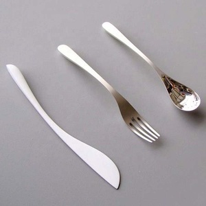 Gran oferta, suministros indios, juego de cubiertos de acero inoxidable para la escuela de lujo trasera sostenible, pulido de espejo para Hotel, restaurante, uso doméstico - Product Image 1