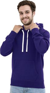 Unisexe 100% coton 600gsm haute qualité éponge française poids lourd recadrée à capuche blancs plaine teint hiver Streetwear polaire solide - Product Image 6