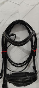 Nueva Brida ADEEFA Acolchada y Cómoda con Acolchado de Cuero Negro, Brida Weymouth de la India... - Product Image 3