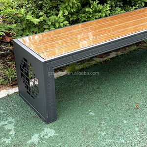 Athènes assemblé banc en alliage de zinc sièges pieds de banc en acier banc extérieur avec pieds galvanisés - Product Image 4