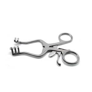 Retractor Weitlaner Sharp 4x4 Prong Retractor de auto-Retención Retractor Weitlaner quirúrgico asequible con puntas romas 3x4 - Product Image 5