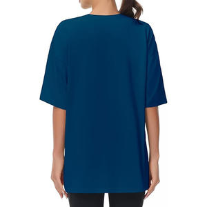 T-shirt grande taille imprimé dessin animé T-shirt délavé T-shirt surdimensionné T-shirt personnalisé - Product Image 6