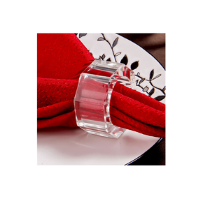 Anillos de Servilleta Acrílicos Ecológicos para Decoración de Escritorio y Mesa, Forma Redonda Moderna para Regalos - Product Image 2