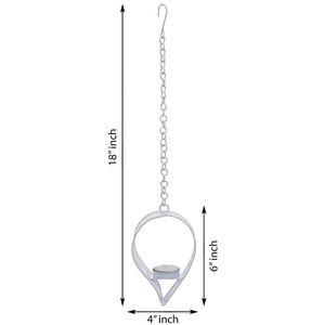 เทียนทีไลท์เหล็กแฟนซีทรงใบไม้,เชิงเทียนสีขาวคุณภาพสูงสำหรับตกแต่งบ้านและสำนักงานงานแต่งงานงานปาร์ตี้ - Product Image 4