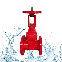 Vanne à boisseau en fonte ductile NRS à joint souple résilient DN50-400 Classe 150 AWWA C509 Installation rapide pour hydrants de lutte contre l'incendie