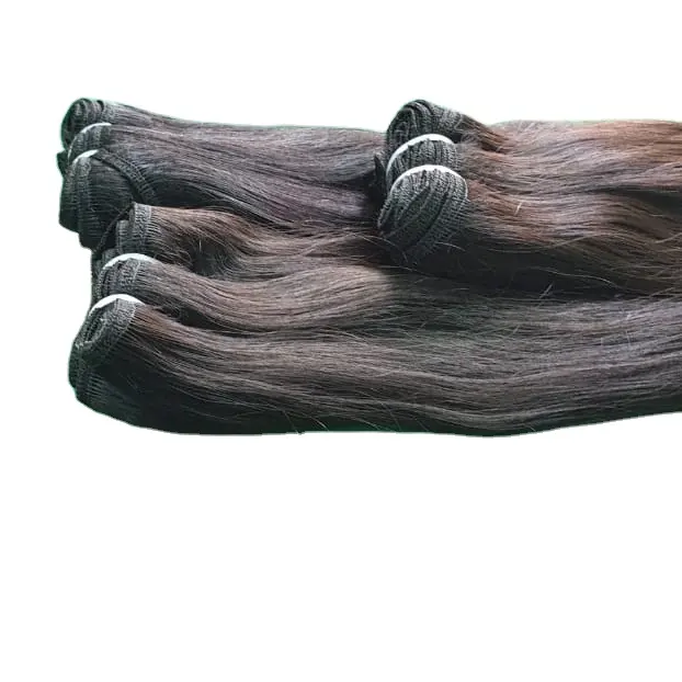 インドから直接インドのテンプルヘアベンダー卸売インドのレミー人毛エクステンションバージンインドの髪生の未処理