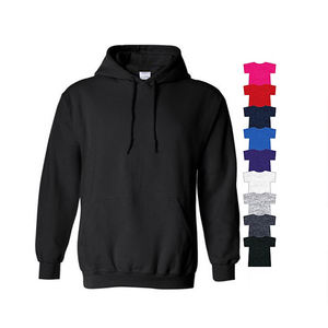 เสื้อฮู้ดผู้ชายผ้าคอตตอนโพลีเอสเตอร์สีเรียบ - Product Image 1