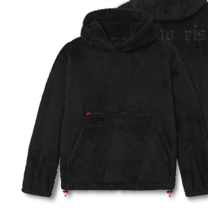 เสื้อฮู้ดสวมหัวผ้าฟลีซเชอร์ปาสวมใส่สบายเหมาะสำหรับอากาศหนาวและชุดลำลอง - Product Image 5