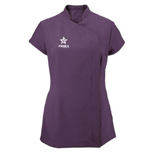 Tunique de salon de beauté personnalisée à étiquette privée, uniforme élastique pour les ongles, spa, gommage, soins infirmiers avec dentelle ajustable pour femmes, grande taille - Product Image 4