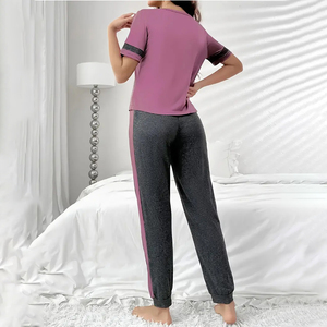 ชุดวอร์มผ้าฝ้ายหลายสีสำหรับผู้หญิงชุดวอร์มผ้าฝ้าย100% เป็นมิตรต่อสิ่งแวดล้อมสำหรับฤดูร้อน - Product Image 6