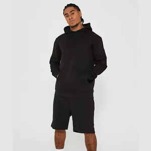 High Quality comfortable Long Sleeve Summer <b>Hoodie</b> <b>Shorts</b> <b>Set</b> Two Piece Tracksuits Breathable <b>men</b> Streetwear <b>Hoodie</b> <b>Shorts</b> <b>Sets</b> - Product Image 5