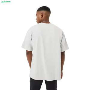 Nouvel Arrivage T-shirt Homme Coupe Droite 100% Coton Imprimé Logo Avant Écologique Respirant Prêt pour l'Été - Product Image 6