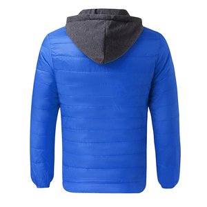 OEM personnalisé 2025 hiver chaud épais doudoune à capuche pour femmes et hommes toile col montant mode Cape manteau - Product Image 3