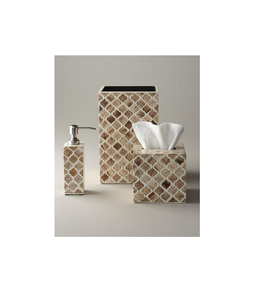 Vente chaude MOP salle de bain ensemble serviette porte-mouchoir boîte et distributeur de savon mère de perle salle de bain ensemble prix pas cher - Product Image 6