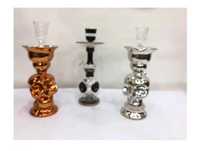 Chicha Farida de Luxe en Verre de Qualité Supérieure, Mini, Type Miroir, Courbée, avec Embout en Verre Squelette, pour Fumer, Vente en Gros