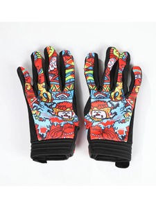 1 paire de gants en vedette pour renard motif de dragon chinois 2 couleurs équitation dirt bike sports de plein air long doigt - Product Image 3