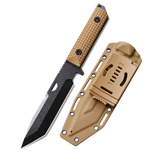 Haute qualité en gros personnalisable ODM OEM Sharp couteau de coupe de chasse en plein air lame fixe couteau droit Sharp Nylon Grip - Product Image 6