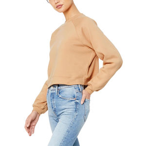 สเวตเชิ้ตสำหรับผู้หญิงเสื้อสเวตเตอร์ระบายอากาศได้ดีโลโก้ลำลองตามสั่งสี - Product Image 6