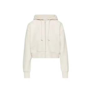 Sweat-shirt à capuche court pour femmes en coton polaire chaud vêtements d'hiver OEM logo personnalisé fournisseur - Product Image 6