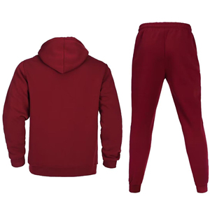 Ventes en gros 2025, sweat-shirt à capuche décontracté pour homme, taille plus, uni, respirant, pantalon de survêtement d'hiver, ensemble de survêtement unisexe en polaire - Product Image 5