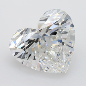 IGI 5.85 Ct Heart-Shaped White Loose Calibrated Lab Diamond VS1 Clarity G Color Emerald <b>Jewelry</b> Gifts for Her - Product Image 1