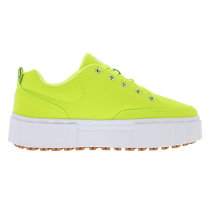 Fila Women's Sandblast Low <b>Chunky</b> <b>Shoes</b> in Safety Yellow with White Accents | 100% Authentic - Product Image 1