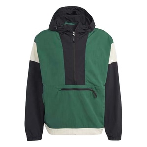 Chaqueta Cortavientos Personalizada OEM para Hombre, Sudadera con Cierre de 14 Pulgadas, Chaqueta Cortavientos Impermeable para Exteriores - Product Image 1