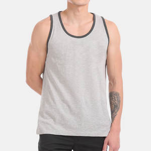 Vente en Gros Couleur Unie Hommes Débardeur Vêtements de Sport Personnalisé Hommes Débardeur Fitness Hommes Débardeur - Product Image 1