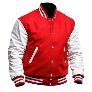 Veste de baseball matelassée à capuche en coton 100% de qualité supérieure pour hommes - Vêtements d'extérieur athlétiques pour un look décontracté et streetwear - Product Image 2