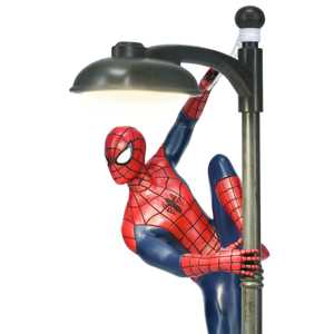Lampe de bureau LED Spider-Man à commande USB avec abat-jour noir en plastique - Product Image 1