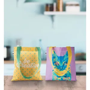 Borsa Shopper Promozionale Sostenibile in RPET SuboShop, Strumento di Merchandising Ecologico - Product Image 3
