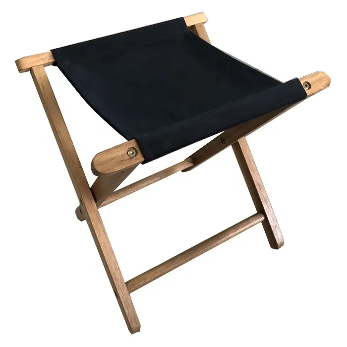 الحد الأدنى الإبداعية للطي المحمولة في الهواء الطلق مقعد الصيد خشبية الكبار البراز قماش ضوء كرسي