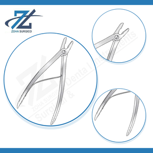 Rongeur articulaire pour os, 190 mm de long, droit, morsure de 4 mm, instruments chirurgicaux manuels en acier inoxydable, fabricant pakistanais, certifié CE - Product Image 4