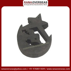 Découpes en bois MDF au design moderne dans l'artisanat en bois noir Ornements suspendus écologiques pour les décorations de Noël à la maison - Product Image 3