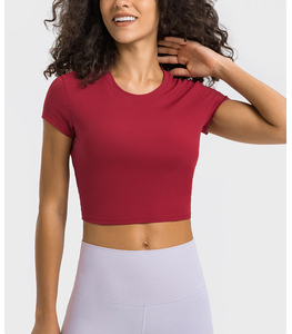 2025 Women's New Fashion Long Sleeve Cotton Casual <b>Crop</b> <b>Top</b> Breathable Summer T-Shirt Comfortable and Stylish - Product Image 5