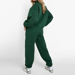 OEM logotipo personalizado Mohair Unisex Sweatsuit personalizado impreso Mohair pantalones de chándal y Sudadera con capucha Set's - Product Image 4