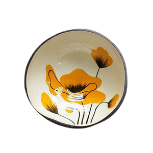 Tazón de cáscara de coco lacado de tamaño personalizado ecológico, artesanía sostenible para el hogar, cocina, precio barato, fabricante de Vietnam - Product Image 3