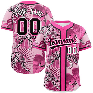 Maillots de baseball personnalisés respirants grande taille transfert de chaleur imprimés noms des équipes numéros personnalisés cousus nom et numéro - Product Image 1