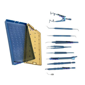 Juego de Instrumentos Quirúrgicos Oftálmicos Microcoaxiales, Pinzas para Capsulorrexis y Bisturí de Diamante, Espéculo Ajustable, Gran Venta 2026 - Product Image 1