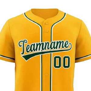 เสื้อเจอร์ซีย์ใส่เล่นเบสบอลออกแบบได้ตามต้องการเสื้อทีมพิมพ์ลาย - Product Image 3