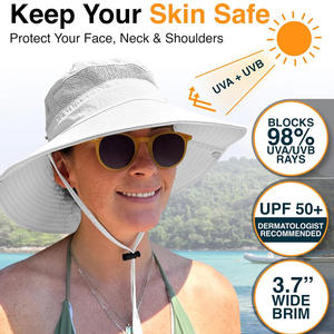 Chapeaux seau personnalisés haut de gamme avec logo imprimé broderie été Protection solaire extérieure mode Streetwear fournisseur OEM - Product Image 2