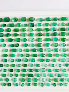 Piedras preciosas sueltas de Esmeralda natural Mezcla de corte Origen zambiano de buena calidad con un brillo excelente y un color agradable perfecto para la fabricación de joyas - Product Image 6