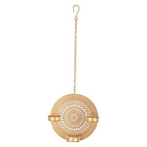 Charming Hanging <b>Tea</b> <b>Light</b> <b>Lantern</b> Perfect for Any Room Rustic Hanging <b>Tea</b> <b>Light</b> Holder Boho-Inspired Decor - Product Image 2