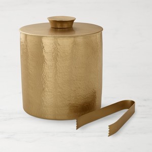 Luxury Stainless Steel <b>Ice</b> <b>Bucket</b> with Lid and Tongs Ribbed Design Polished Finish for Elegant Home Bar Entertaining - Product Image 6