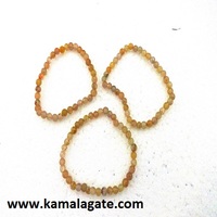 Pulseras Elásticas Hechas a Mano con Cuentas de Turmalina Negra de 4mm para Sanación, Terapia, Día de San Valentín, Yoga y Meditación - Gujarat