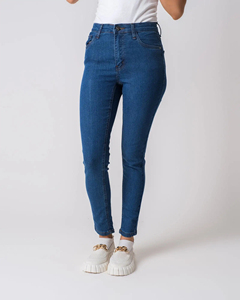 New Fashion Style <b>Soft</b> Slim Breathable Casual Denim High Waist Stretch Skinny Pants Women 100% Cotton Eco-Friendly Quick Dry - Product Image 3