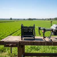 Ventilateur sans balais à convection forcée haute vitesse en plastique avec filtre anti-poussière pour batterie T40 T50, alimenté par courant alternatif, pour drone agricole
