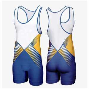 Singulet d'haltérophilie sublimé de haute qualité Singlets de dynamophilie Singlets de lutte pour hommes - Product Image 1